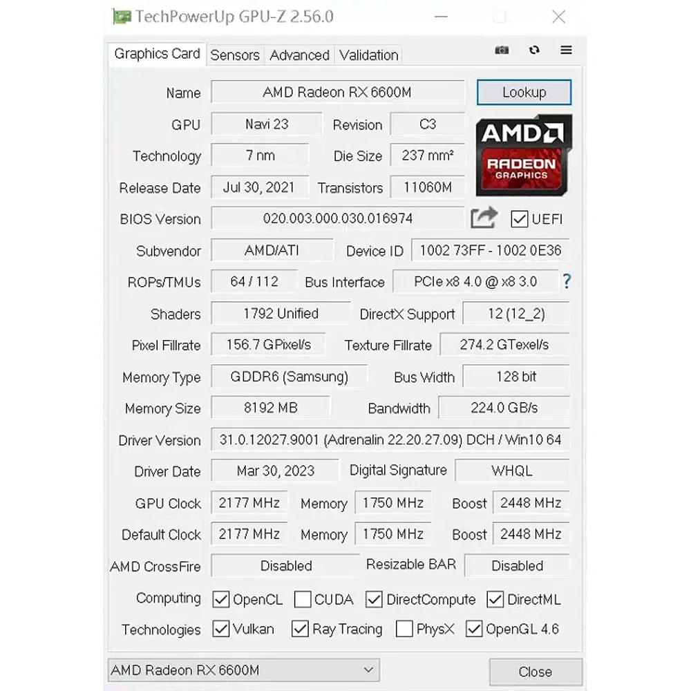 Оригинальная видеокарта SOYO RX6600M 8G GDDR6, HDMI-совместимый, DP PCIE 4.0, подходит для настольных игровых компьютеров 5