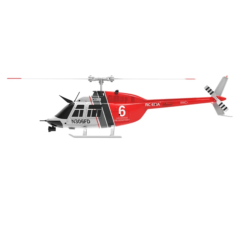 RC ERA C138 Bell 206 1:33 Six channel single rotor aileron free fixed altitude version aircraft model toy helicopter 3