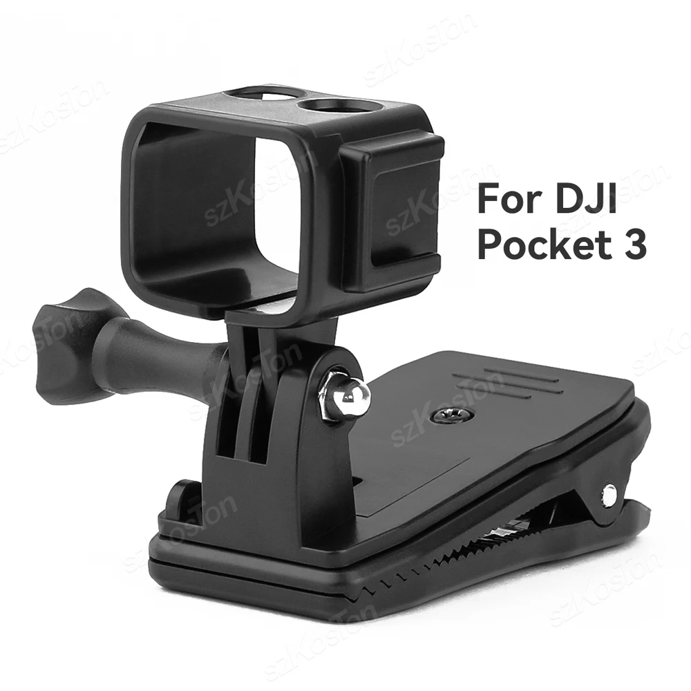Rucksackgurt-Clip mit 360-Grad-Rotation, Hutgurt-Klemmhalterung für DJI Osmo Pocket 3 4 4 Pro Action-Kamera Zubehör – Detail 4