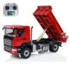 Toys 1/14 4x4 RC Hydraulic Dumper Car Remote Control Dump Truck 3-Speed Transmission Light Sound Metal Tipper Finished Car Model 1
