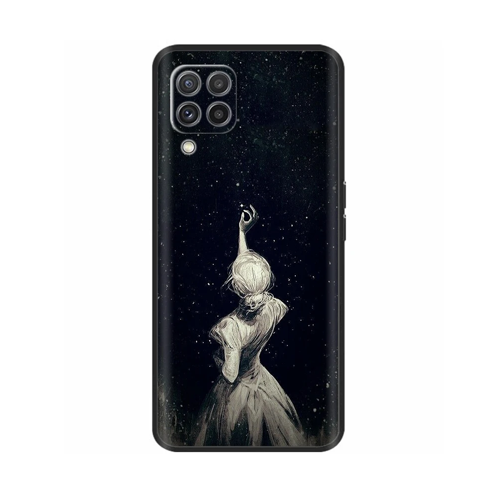 Floral Painted Silicone Protective Case - Elegant Bumper Cover