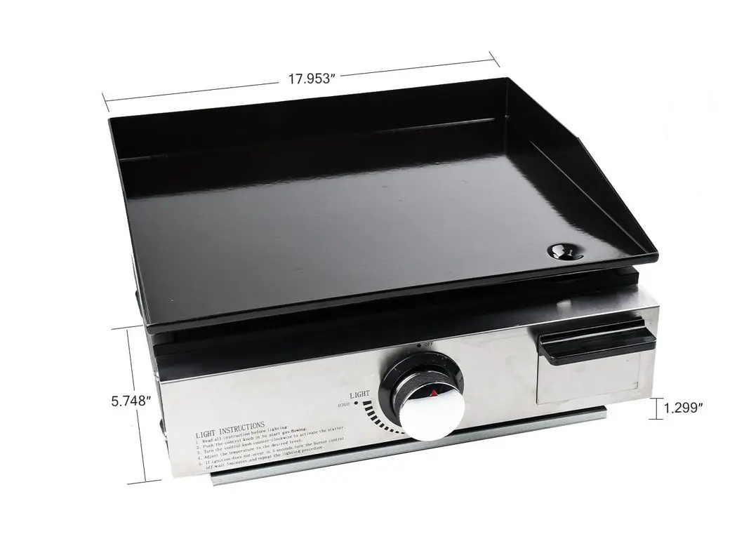 Hot Selling Burners Barbeque Grill Portable Cast Iron Flat Top Gas Grill