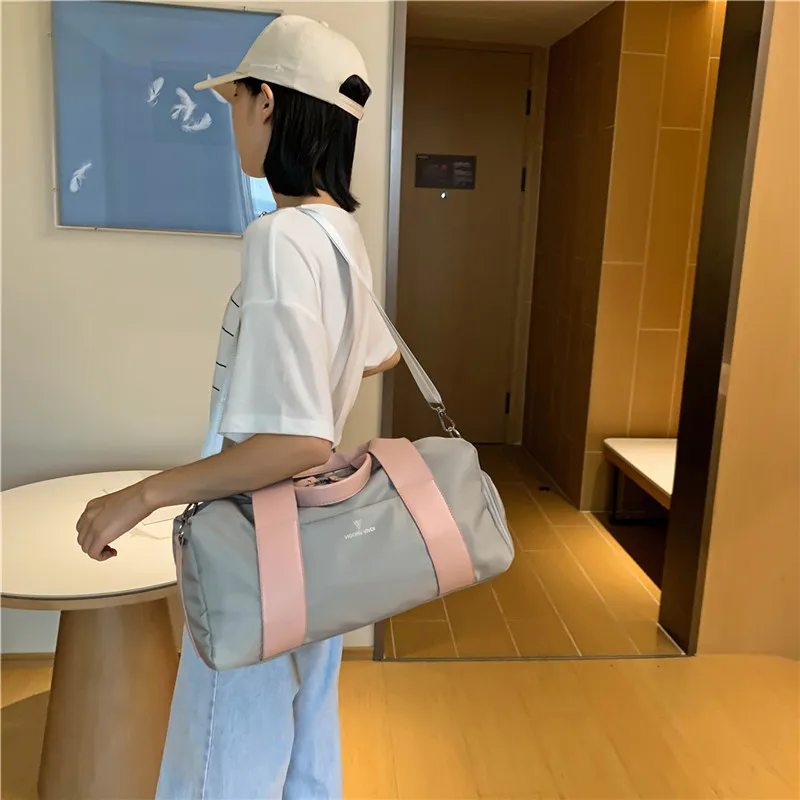 Yoga Traveling Yoga Bag Woman Dry Wet Separation Shoe warehouse Sports Running Waterproof Large Capacity Hand Luggage Handbag