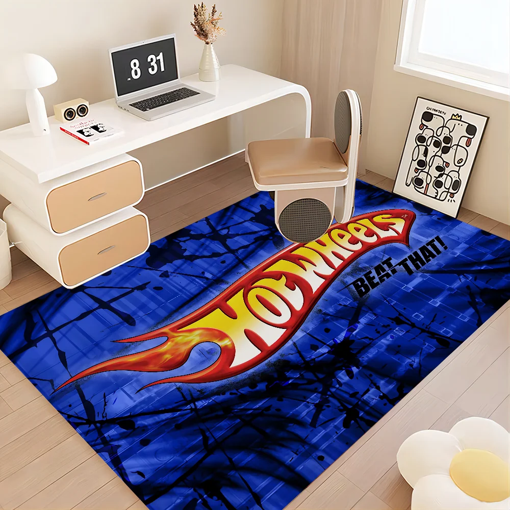 Hot Wheels Cartoon Kitchen Mat Nordic Style Bedroom Living Room Doormat Home Balcony Anti-Slip Welcome Rug 4