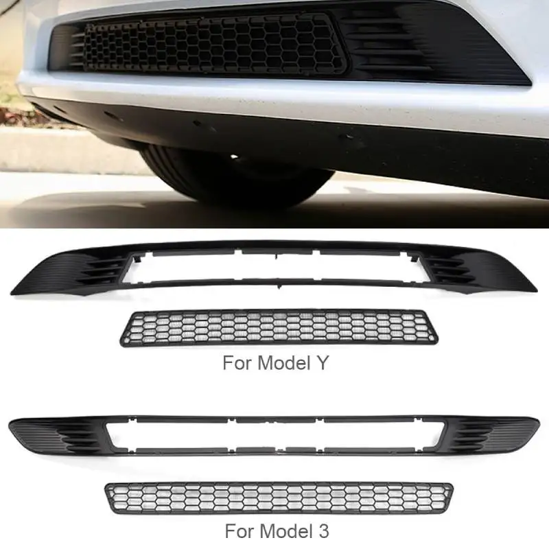 Car Front Mesh Anti-insect Grille For Tesla Model Y 3 Upgraded