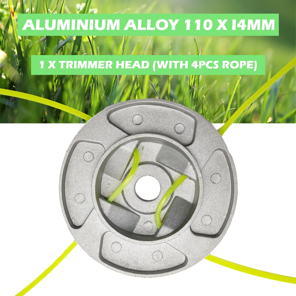 Universal Aluminium Grass Trimmer Head For Lawn Mower Brush Cutter Head Thread Nylon Grass Cutting Line Garden grass trimmer head grass trimmer aluminum trimmer head grass trimmer line