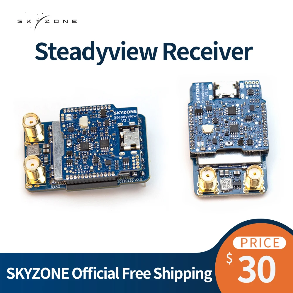 SKYZONE Steadyview/Rapidmix Приемник FPV-дрона Sky04x 04O Cobra x v2 SD аксессуары для очков FPV 48CH 5,8 ГГц V3.3 Аппаратное обеспечение