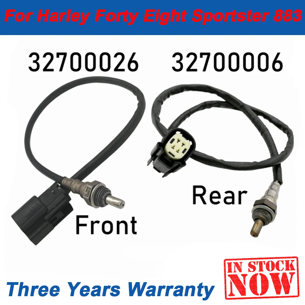 2 Pz 32700006 32700026 Nuovissimo Sensore Di Ossigeno Anteriore E Posteriore Per Harley Davidson Sportster 883 1200 70Two Forty Eight 14-18