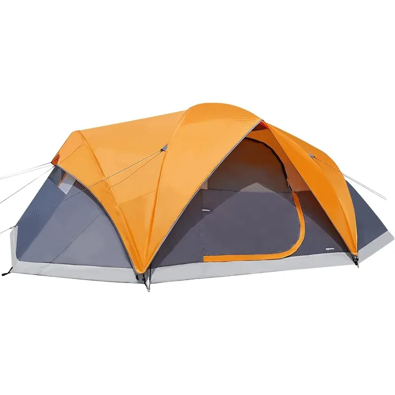 

Amazon Basics Dome Camping Tent With Rainfly and Carry Bag, 4/8 Person