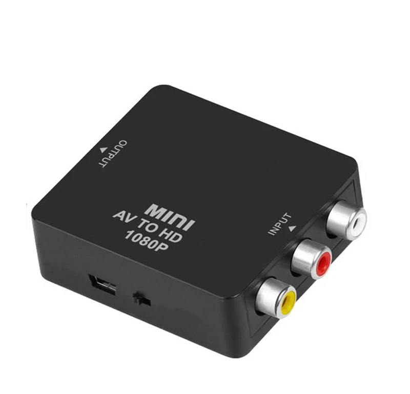 Mini AV To HDMI Compatible Video Converter Box RCA AV HD CVBS HD Adapter  for PS4 PS3 PC DVD Xbox Camera To TV Monitor Projector| | - AliExpress