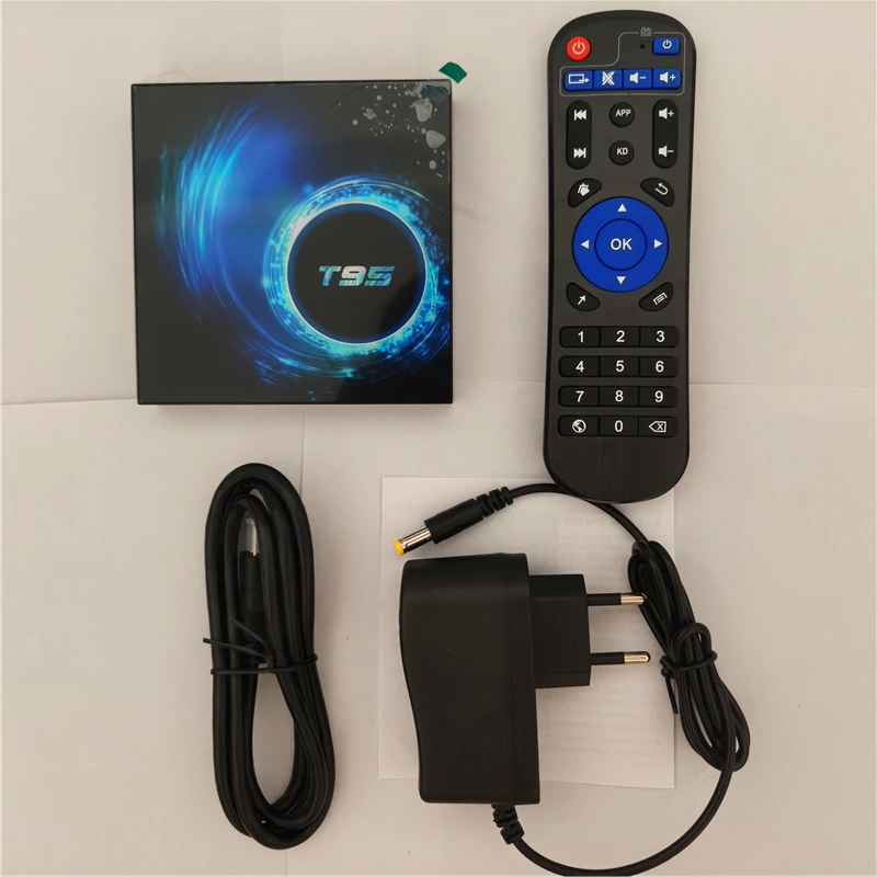 YLW T95 Smart TV Box Android 10 - 4K, Wifi, Bluetooth, H616, 8/16/64 Go, Netflix