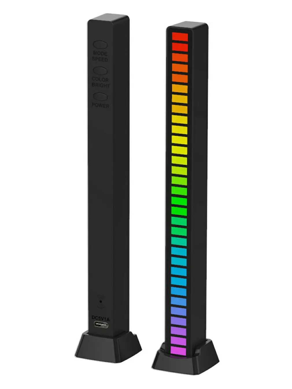 

LED Licht RGB Musik Sound Control Lichter 40LED Lampe DJ disco licht APP Control Gebaut-in batterie Für Party/auto Dekorieren LE