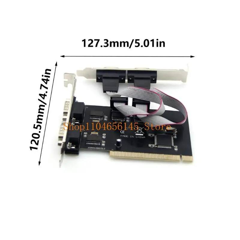 652F RS232 직렬 포트 PCIE 라이저 카드 직렬 컨트롤러 카드 PCIExpress 카드