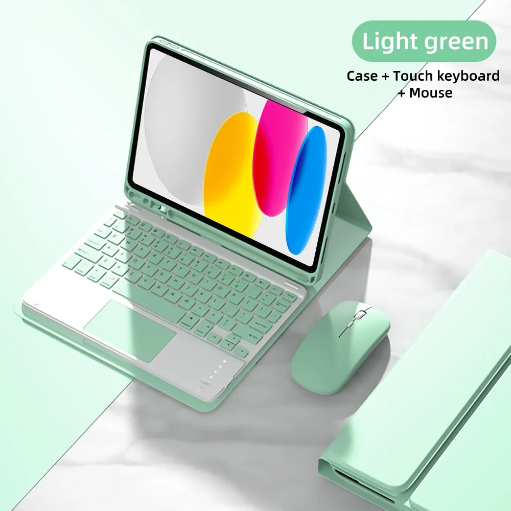 Ultimate Wireless Bluetooth Keyboard Case with Magnetic Leather Cover