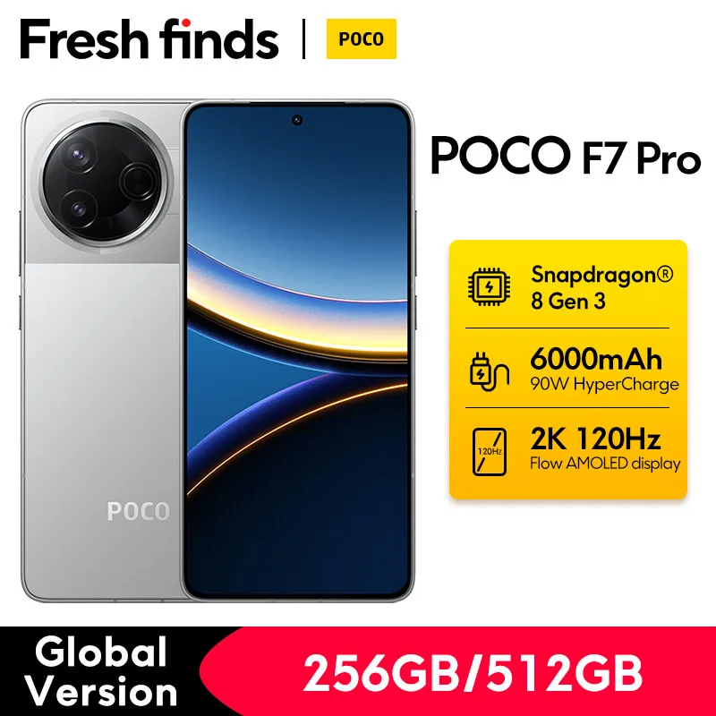 POCO F7 Pro グローバル版 スマートフォン NFC Snapdragon搭載 ® 第8