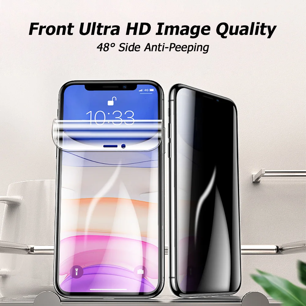 3 Stück Anti-Spionage Hydrogel Softfolie für Samsung Galaxy S26 Ultra S25 S23 S22 S24 S23 FE S25 Edge A57 A37 Vollständiger Displayschutz – Detail 6