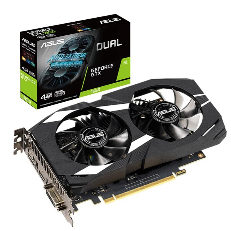 ASUS TUF-GTX 1650-O4GD6-GAMING Video Cards GPU Graphic Card NEW DUAL GTX 1650 4GB external graphics card for pc