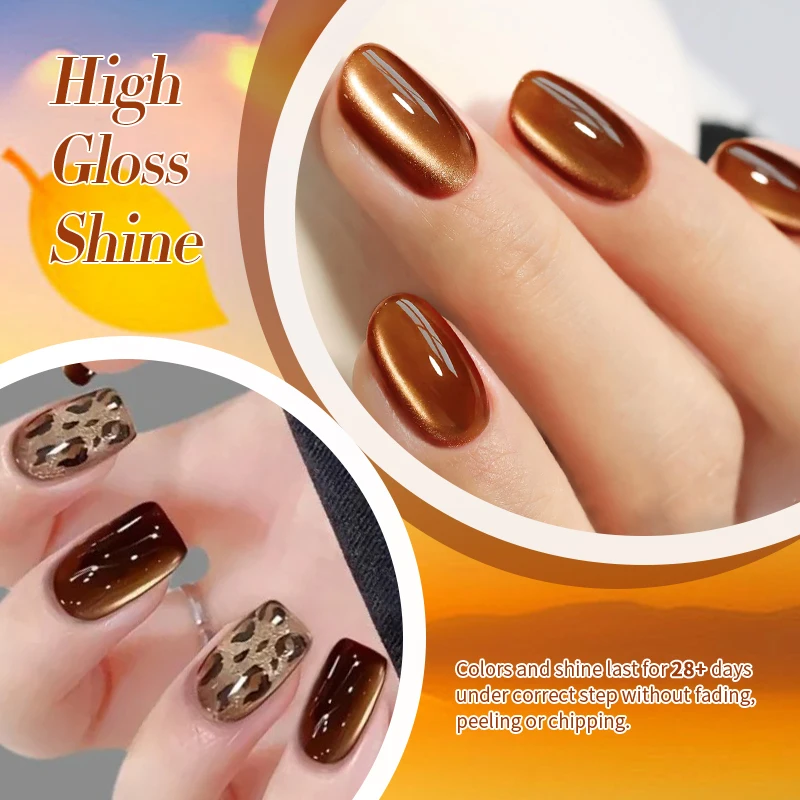 10ml Water Light Cat Magnetic Gel Autumn Winter Naills Semi Permanent Soak Off UV Gel Manicure Nail Art Varnish For BORN PRETTY