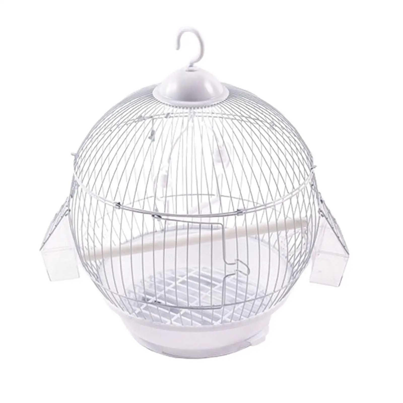Hanging Cage Hanging Hook Metal Birdcage for African Grey Parrot Lovebirds