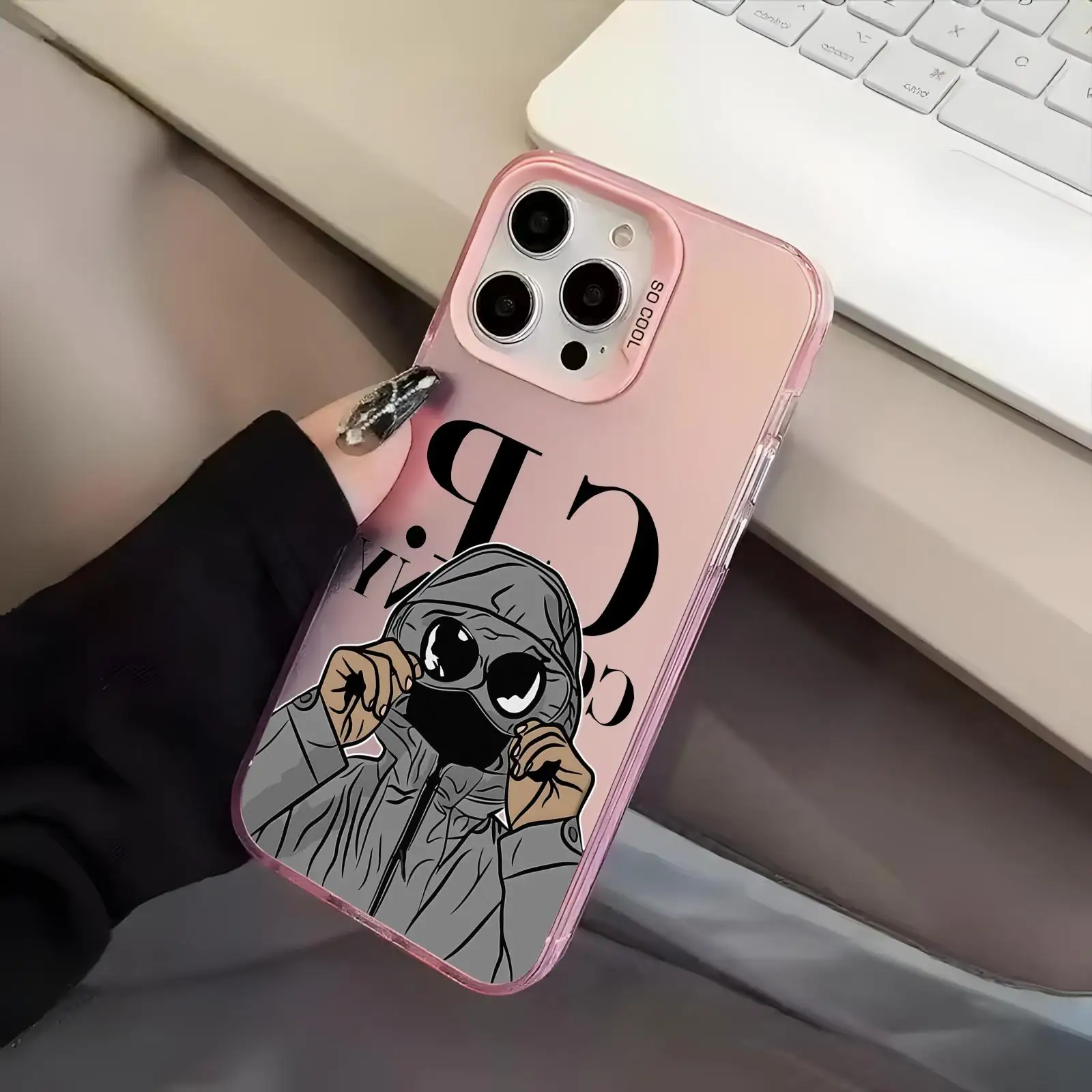 Senior Cool Silver IMD Luxury Shockproof Phone Case
