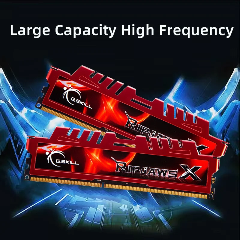Desktop ram memory,desktop memory G.SKILL Ripjaws X DDR3 4GB 8GB KIT 1333MHz 1600MHz 1866MHz 2133MHz 2400MHz DIMM Desktop Memory Module Dual Channel ddr3 Ram