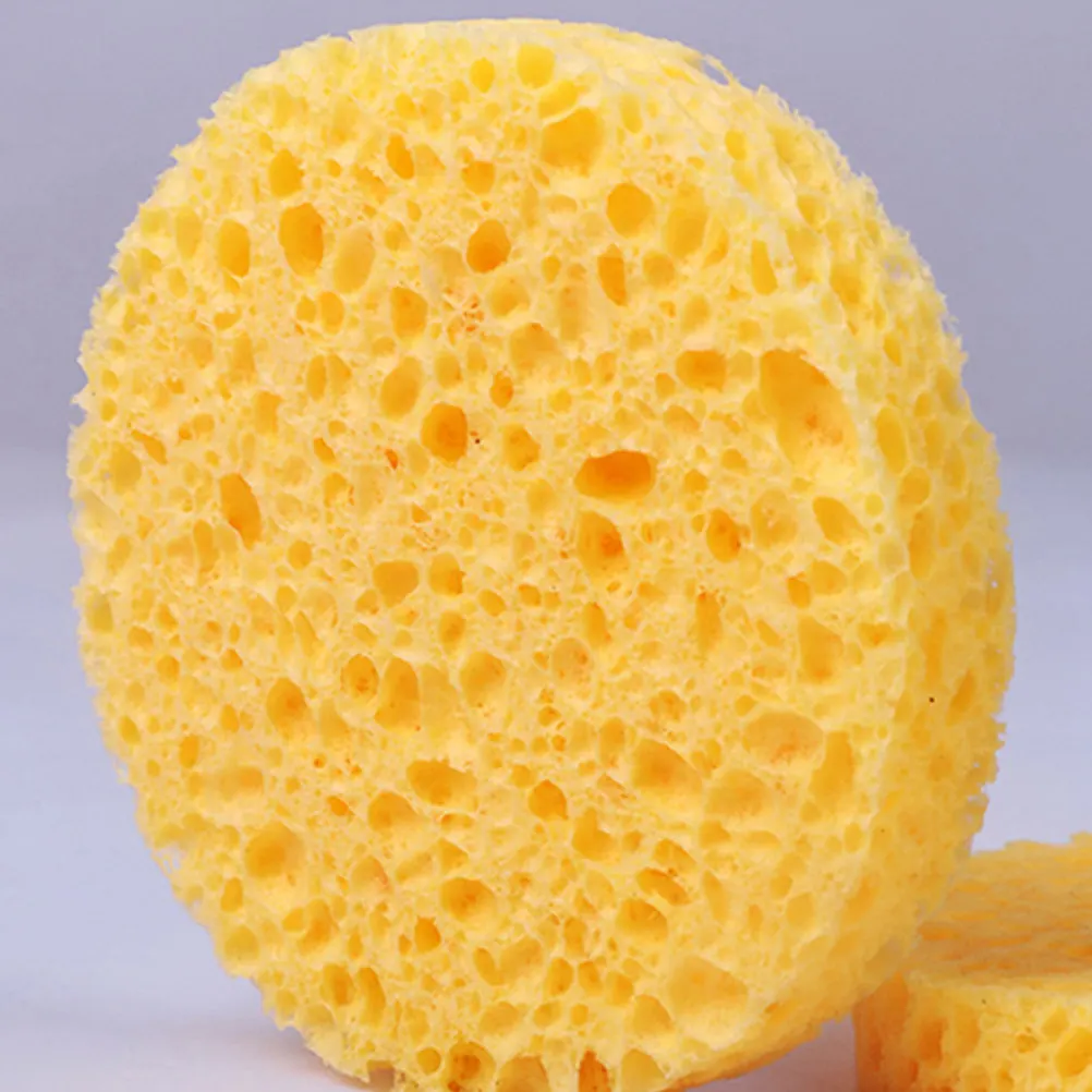 20Pcs 메이크업 코튼 패드 부드러운 피부 친화적인 페이스 클리닝 퍼프 라운드 60x8mm 메이크업 리무버 패드 엑스폴리에이팅