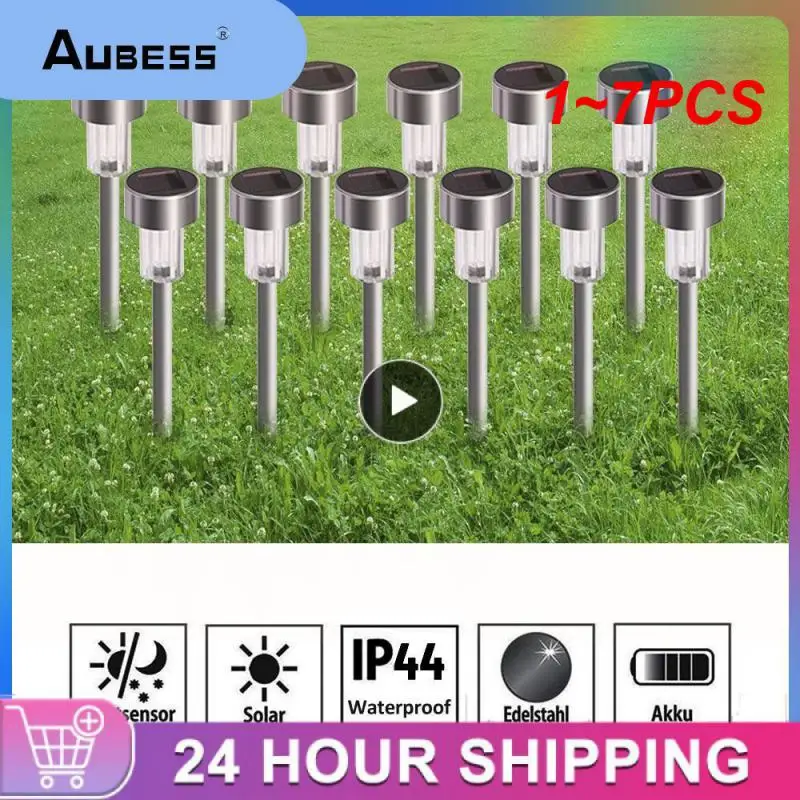 

1 ~ 7 шт., водонепроницаемые садовые фонари на солнечной батарее