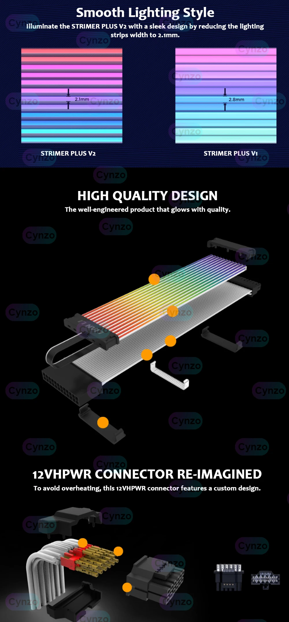 Удлинительный кабель блока питания LIAN LI Gen 3th.RGB | AliExpress