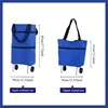 Foldable Portable Shopping Cart with Wheels | Lightweight Backpack-Style Hand Cart for Home Use 3