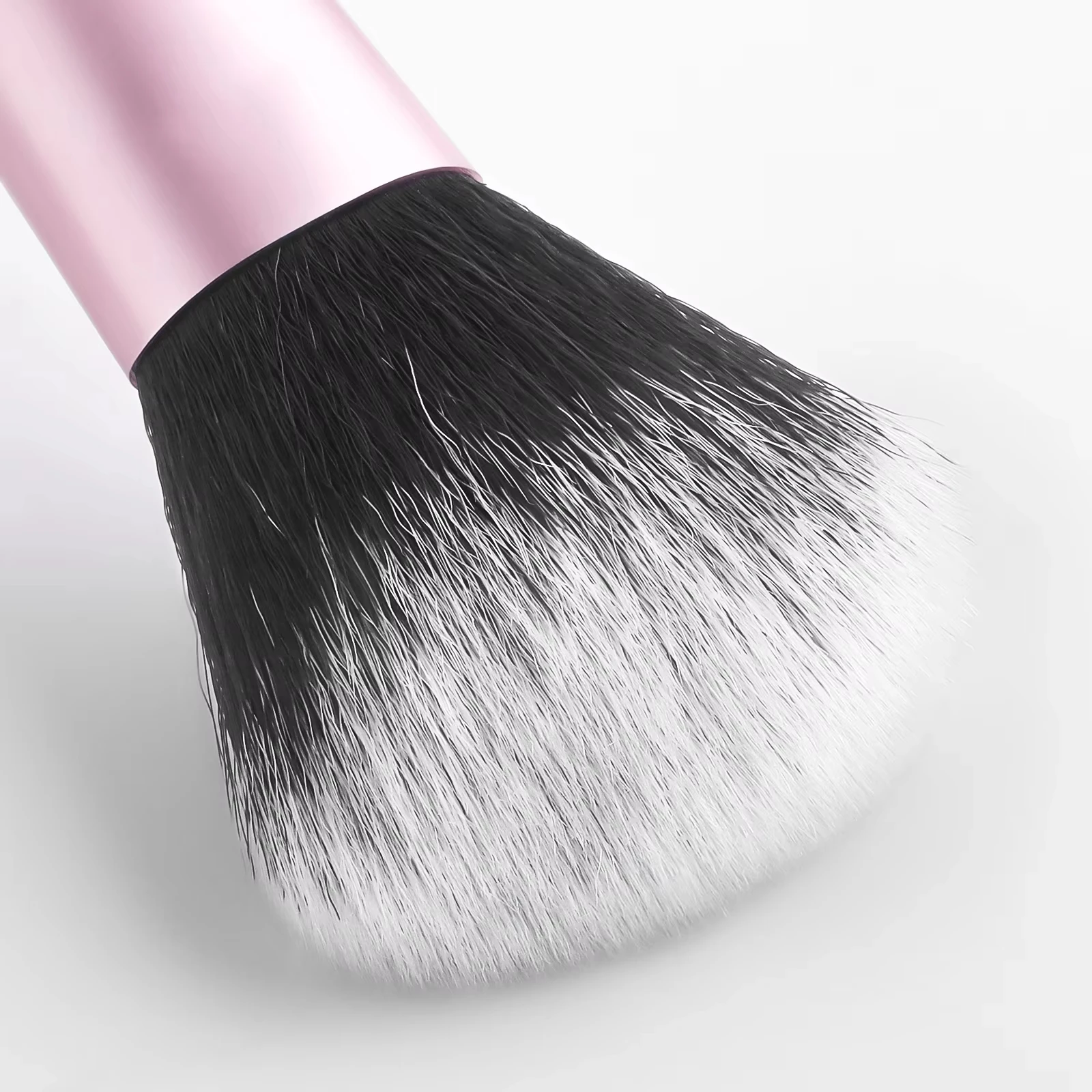 Compact 10-Piece Multifunctional Makeup Brush Set with Travel Bag