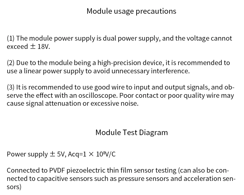 OPA128 Module Electrometer-level charge operational amplifier low bias low offse