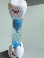 Brush Teeth Timer 3 Minutes Hourglass 3 Min For Teeth Modeling Hourglass 3 Minutes Timer For Cleaning Teeth Dentist Decoration 1
