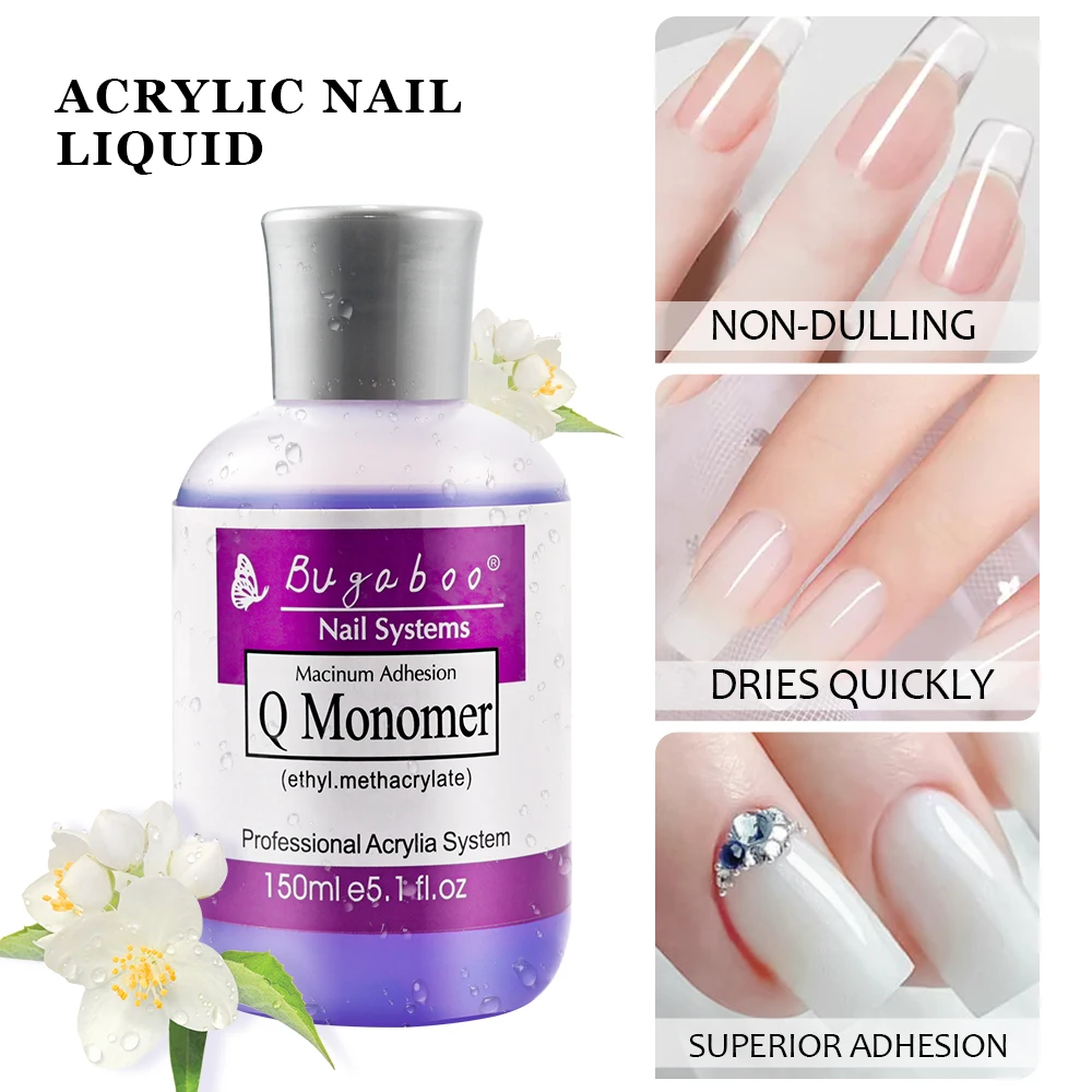 75/150ml EMA Acrylic Liquid Monomer For Nails Nail Art Carving Extension For Acrylic Powder Crystal Liquid Manicure DIY nail powder nail acrylic liquid acrylic nail powder