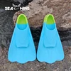 Adult Kids Snorkel Swimming Fins Flippers Equipment Set Wear-resistance Silicone Professional Scuba Diving Fins Short 2