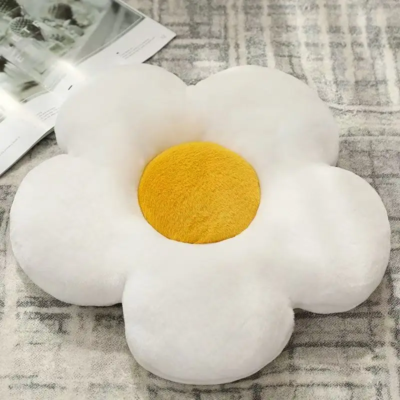 Flower Plush Throw Pillow Soft Plant Chair Cushion Living Bedroom Home Decorative Pillows Sofa Cushions Birthday Gifts