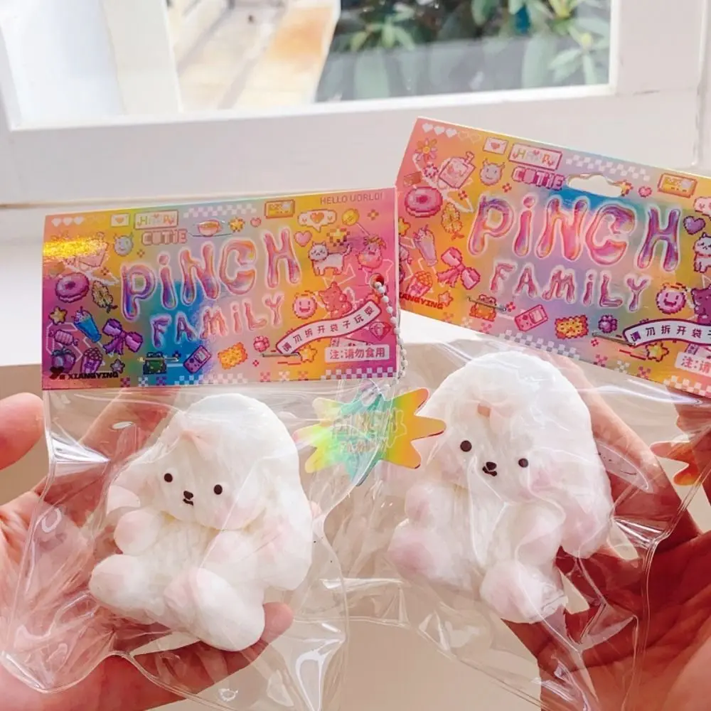 Taba Squishy Rabbit And Dog Toy Cute Desktop Decor Funny Squeeze Anti Stress Reliever Decompression Fidget Toys for Kids Gifts 5