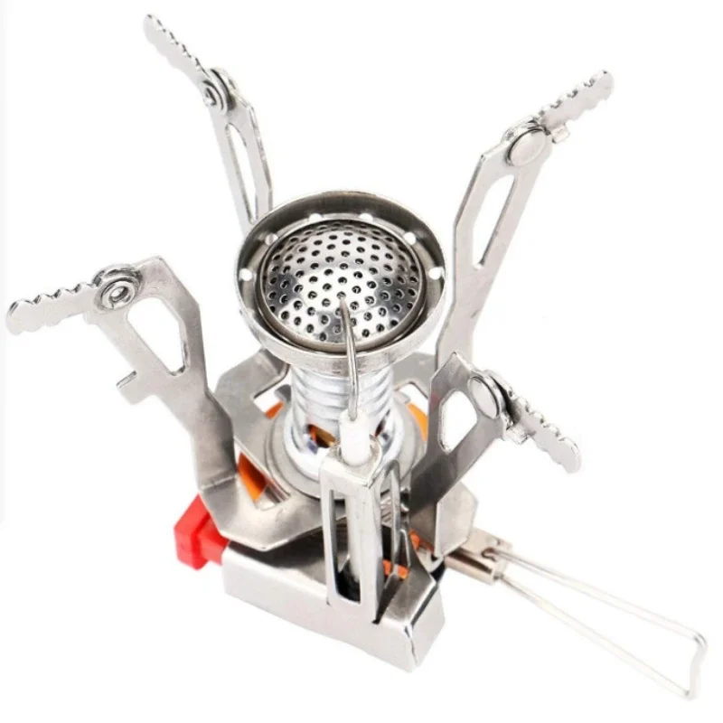 Gas Cooker Portable Outdoor Camping Aluminum Alloy Ultra Light Picnic Cooking Camp Stove Survival Furnace Camping Accessories