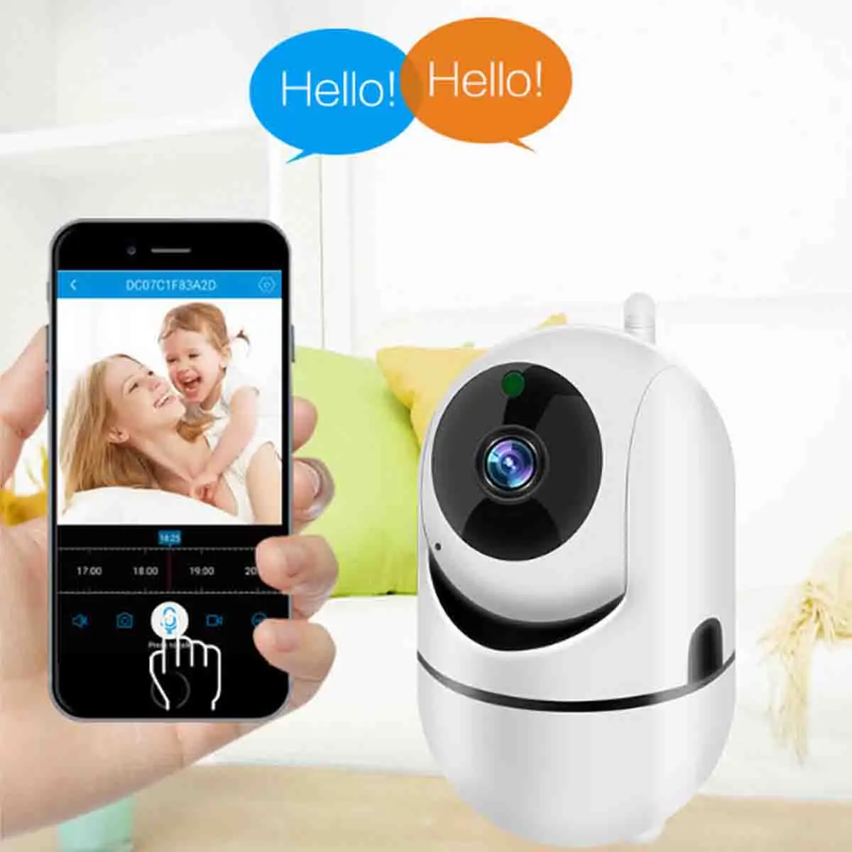 1080pHd Camera Wireless Hd Night Vision Camera Home Remote Children And Pets Safety Monitoring baby monitor