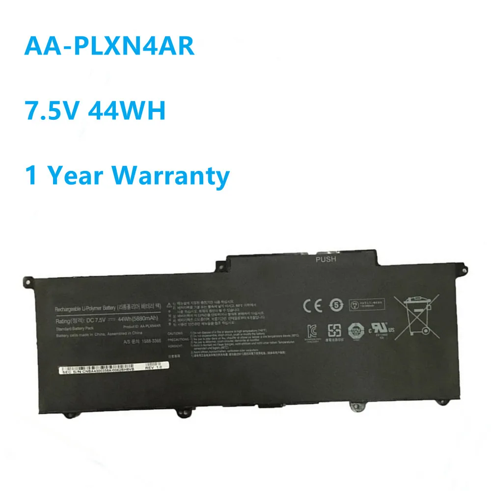 Aa-Plxn4Ar Batteria Del Computer Portatile Per Samsung Ultrabook 900X3D 900X3C 900X3B 900X3E Np900X3E Np900X3G Np900X3C Aa-Plxn4Ar 7.4V 44Wh