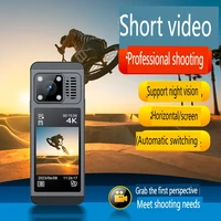 4K WiFi Action Camera，360 Degree Panoramic Thumb Sport Camera，Motorcycle Riding Stabilization Bodycam Wearable Video Camera 1