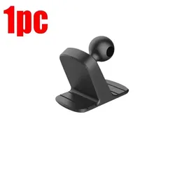 Universal Car Phone Holder with Anti - Slip Dashboard Mount & Suction Cup Attachment (1pc)