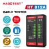 HABOTEST HT812A Cable Tester Network Cable Tester RJ11 RJ45 Dual-use Tester LED Status Display NC/HDMI Repair 1