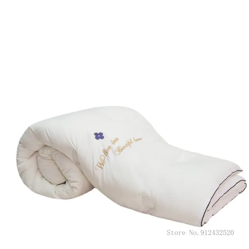 Quilt Core Cotton Quilt for Adults and Children, Soybean Fiber Quilt, Thickening Quilt, Cartoon Four Seasons, Winter, 1Pc