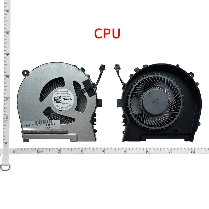 Cooling Fan for HP OMEN Air 15-dh0161TX 15-DH TPN-C143 DC12V