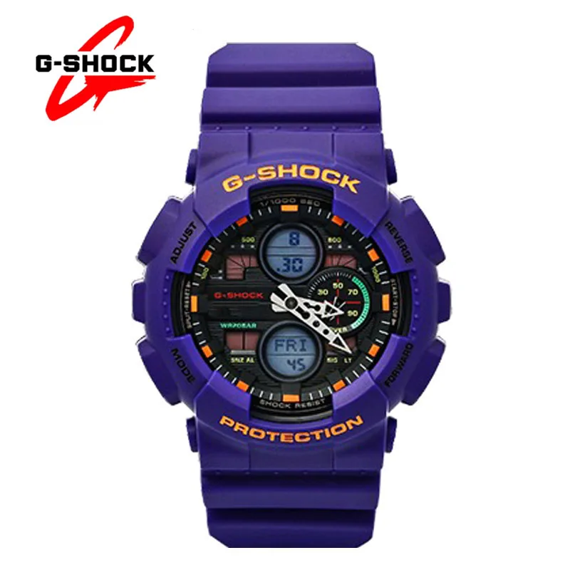 

G-SHOCK GA140 Watches for Men New Multifunctional Outdoor Sport Shockproof LED Dial Dual Display Resin Case Quartz Men's Watch