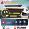 Universal 891LM Garage Door Opener Remote Security+ 2.0 myQ Yellow Learn Button Replacement Garage Door Remote 2