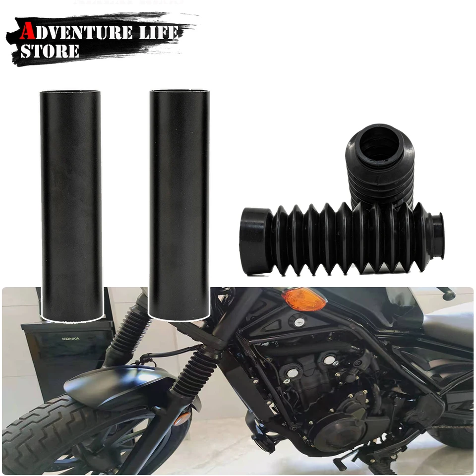 Honda Rebel CMX 250 300 500 2017-2023 オートバイ用フロントフォークショックアブソーバーダストカ に適合する反逆者  CMX 300 500 2017-2020 用 バイク用 フロントフォークブーツ ショックアブソーバーチューブ ス に適合する反逆者 CMX 300  500 2017-2020 用 バイク用 ... に適合する 反逆者 CMX 500 300 CMX300 CMX500 2017-2024 用 フォークラバーゲートルブーツ アクセ