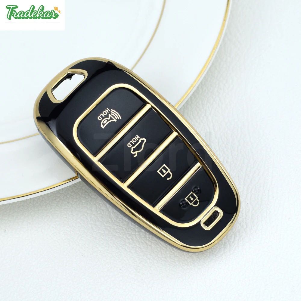 TPU Auto Shell Fob For Hyundai Elantra Grandeur Accent Solaris Sonata Kona Creta I20 I30 IX35 IX25 Car Key Case Cover key case,key case cover,car key shell