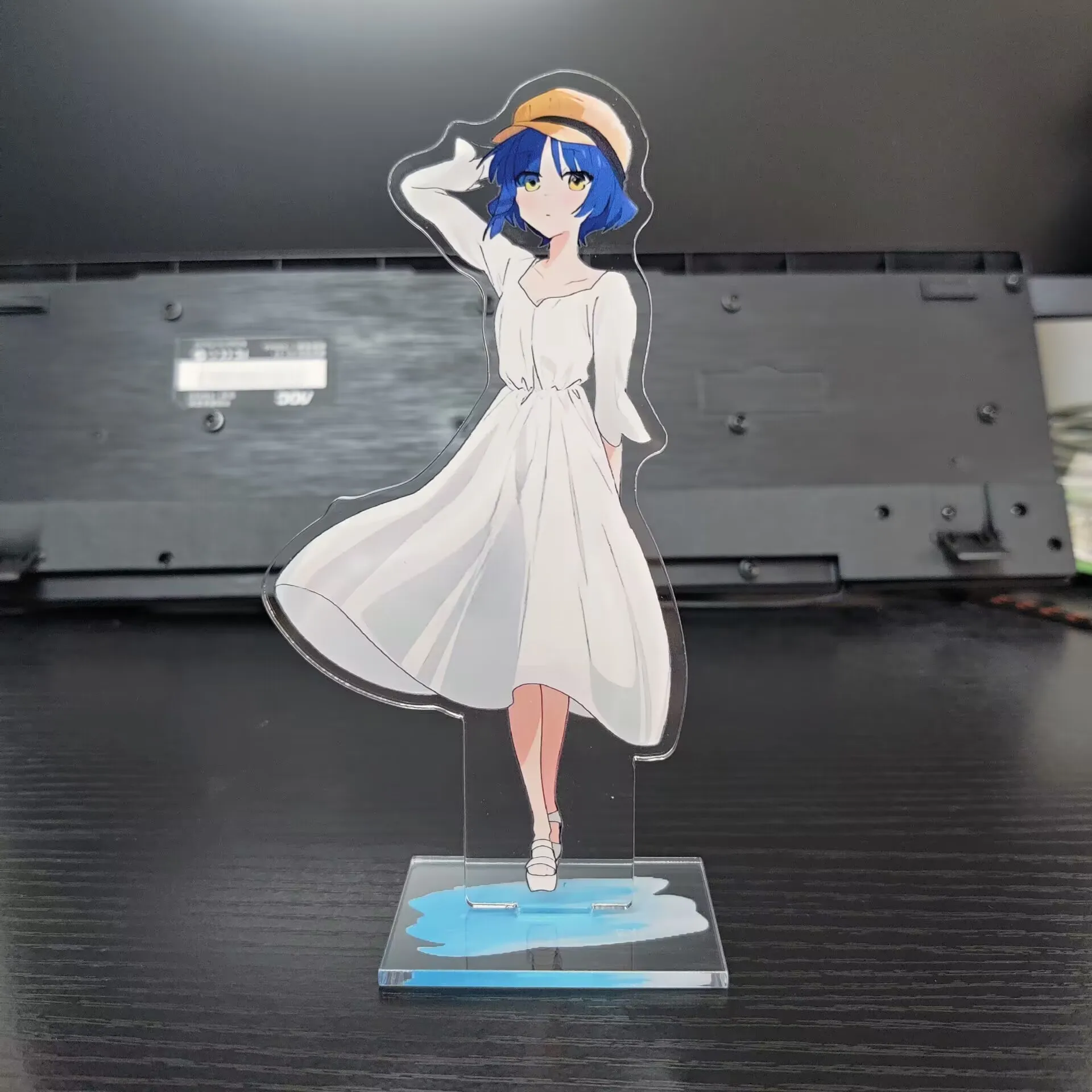 Figurine Anime Sayorii Q Version - Environ 10cm, PVC, Visages Et Accessoires Interchangeables