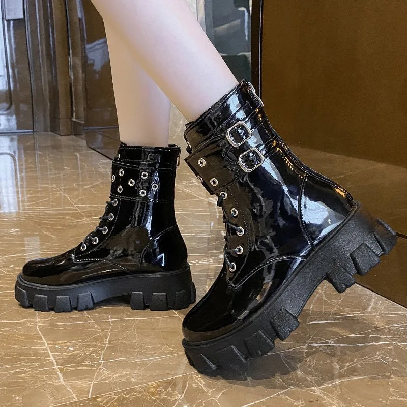 35-43 Women's Shoes for Spring Autumn 2023 New European and American Short Tube Female High-heeled 5.5CM Ladies Boots Woman